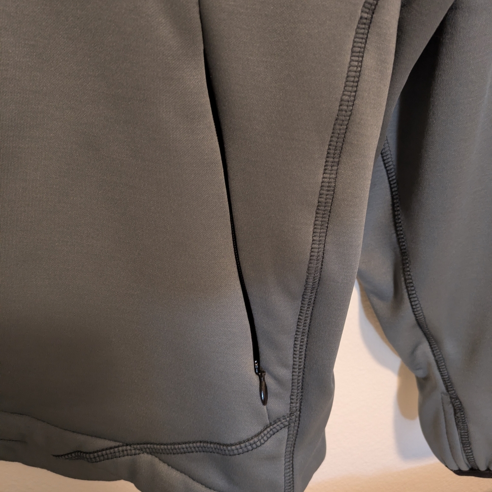 Men's Performance Jacket in Gray Fly Racing Size Large Full Zip - Picture 4 of 7